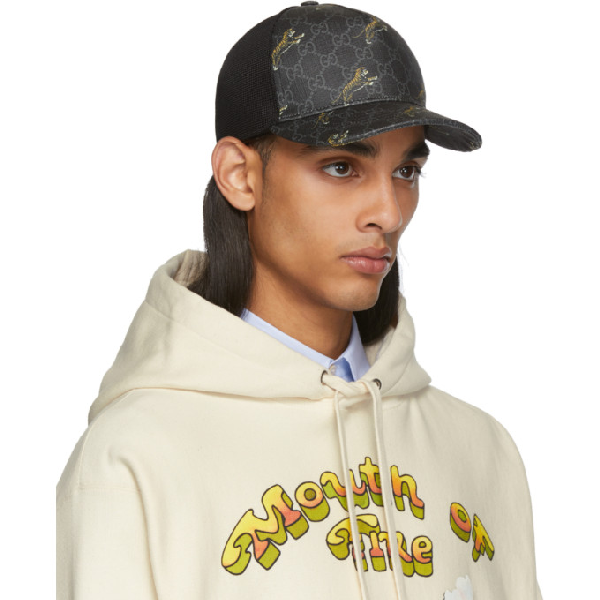 gucci tiger print hat