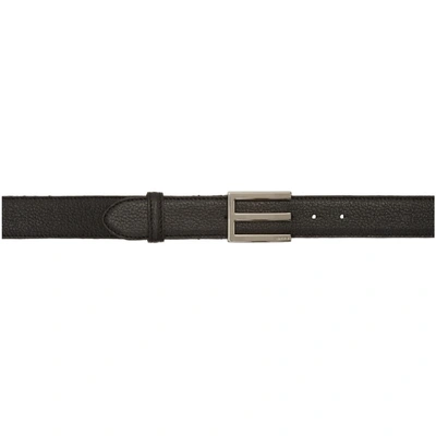 Shop Etro Black E Belt In 0001 Black