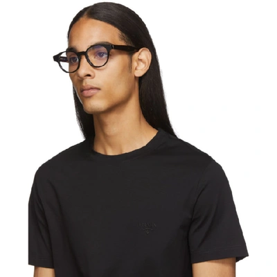 Shop Thierry Lasry Black Shifty 101 Glasses