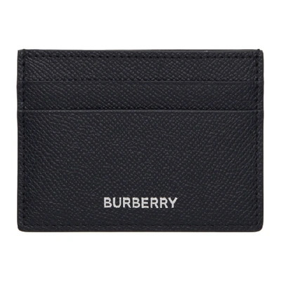 Shop Burberry Navy Sandon Card Holder