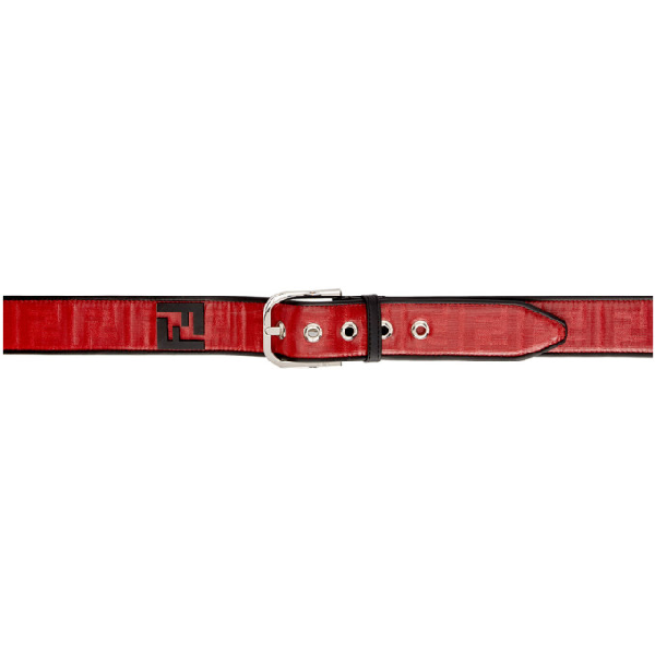 red and black fendi belt