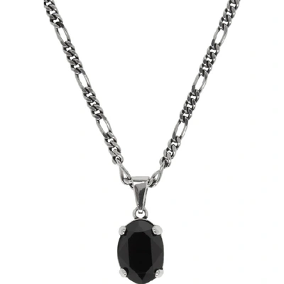 Shop Alexander Mcqueen Silver Oval Necklace In 1497 0446jt