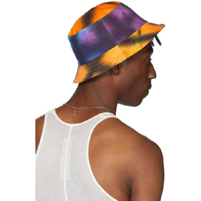 Shop Agr Ssense Exclusive Reversible Multicolor Tie-dye Bucket Hat