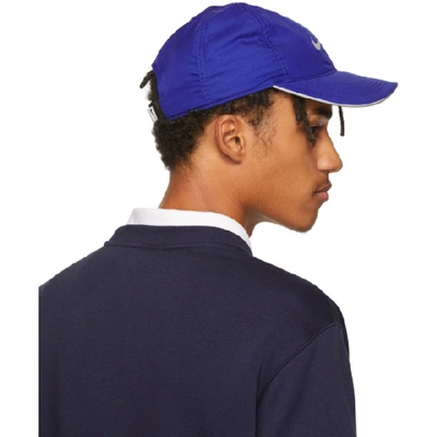 Shop Nike Blue Featherlight Adjustable Running Cap In 439indrslv