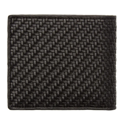 Shop Ermenegildo Zegna Black Pelletessuta Wallet In Ner Black