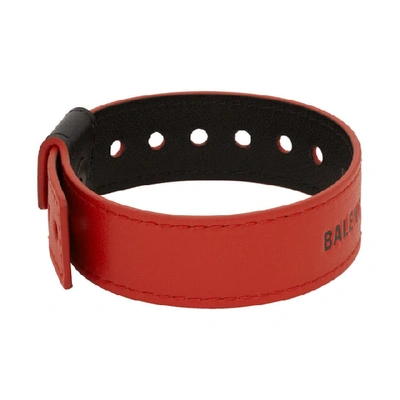 Shop Balenciaga Red Party Bracelet In 6512 Vivred