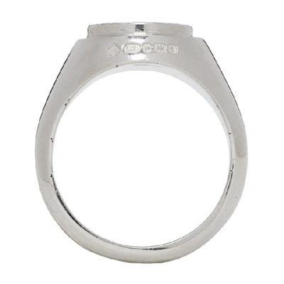 Shop Bunney Silver Hammered Signet Ring