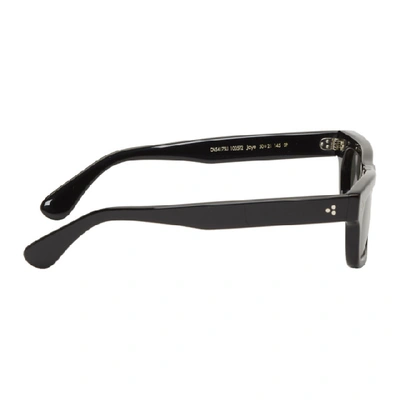 Shop Oliver Peoples Black Jaye Sunglasses In 1005p2black