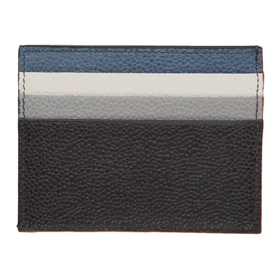 Shop Thom Browne Multicolor Funmix Double Sided Card Holder