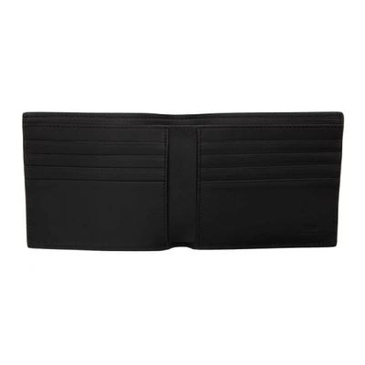 Shop Fendi Black Bag Bugs Bifold Wallet In F0gxn.black