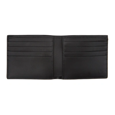 Shop Gucci Black Gg Supreme Eagle Wallet In 1087 Black