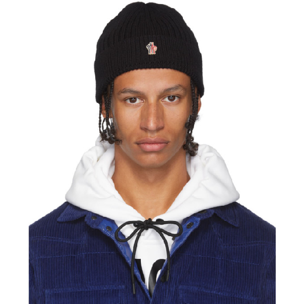 moncler basic ribbed beanie