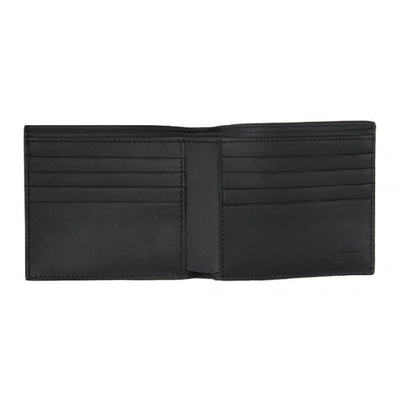 Shop Fendi Black Bag Bugs Bifold Wallet In F0gxnneropa