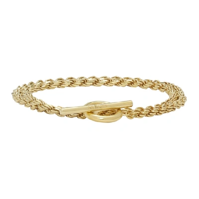 Shop All Blues Gold Double Lap Rope Bracelet