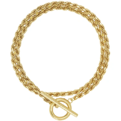 Shop All Blues Gold Double Lap Rope Bracelet