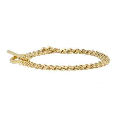 Shop All Blues Gold Double Lap Rope Bracelet