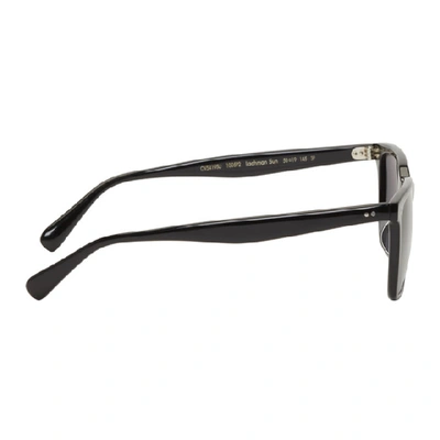 Shop Oliver Peoples Black Lachman Sunglasses In 1005p2 Blac