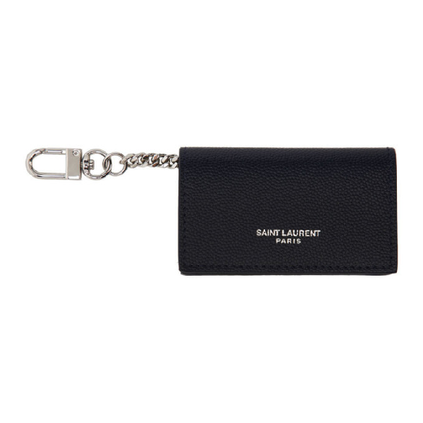 ysl keychain wallet