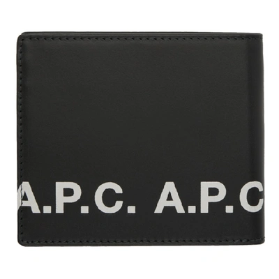 Shop Apc A.p.c. Black Aly Wallet In Aab Blanc