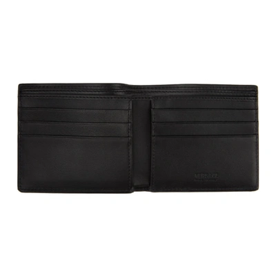 Shop Versace Black Icon Bifold Wallet In D41oh Black