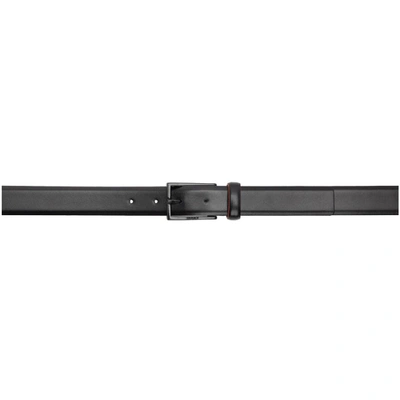 Shop Hugo Black Leather Gildor Belt