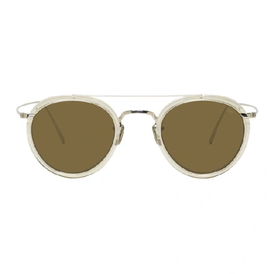 Shop Eyevan 7285 Transparent 762 Sunglasses In C3070
