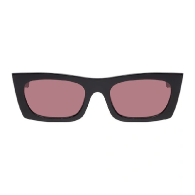 Shop Super Black & Red Fred Sunglasses
