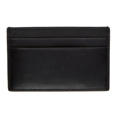 Shop Gucci Black Logo Card Holder In 1000 Black