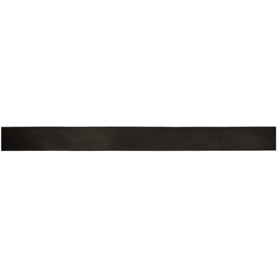 Shop Deepti Reversible Black Leather Fuel Trigger Belt In 80 Black
