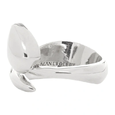 Shop Alan Crocetti Silver Alien Ring