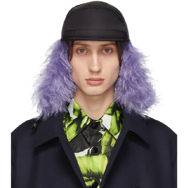 prada fur hat
