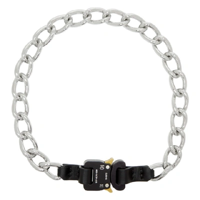 Shop Alyx 1017  9sm Black Chain Link Necklace In Blk0001