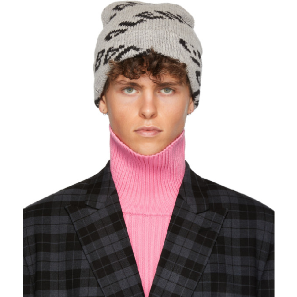 balenciaga grey hat