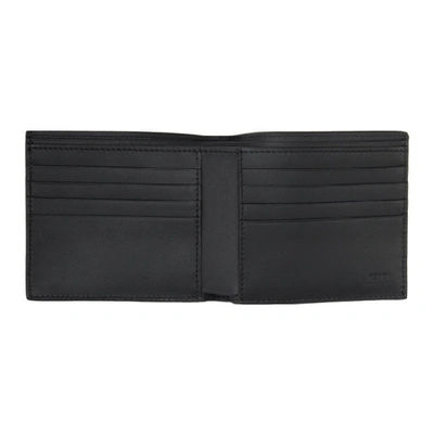 Shop Fendi Black Bag Bugs Bifold Wallet In F0gxnneropa