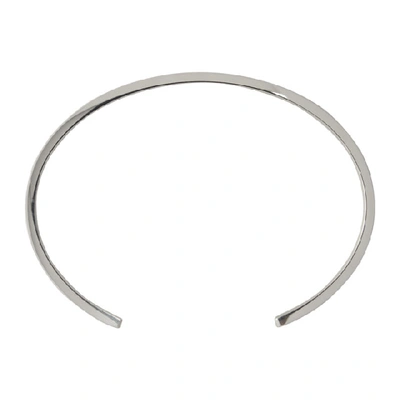 Shop Le Gramme Silver Polished Le 7 Grammes Bracelet