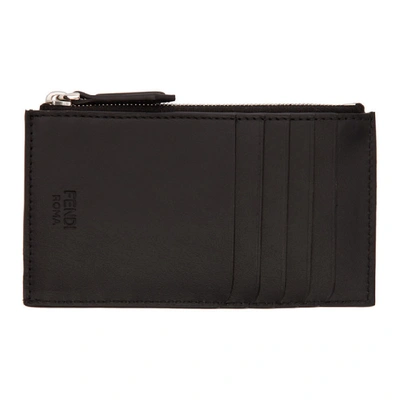 Shop Fendi Black And Yellow Bag Bugs Coin Wallet In F0r2anerosu