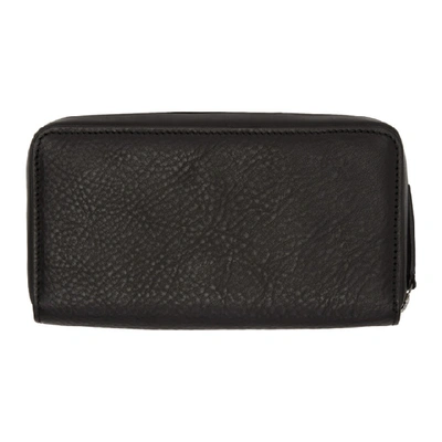 Shop Ann Demeulemeester Black Andras Continental Wallet In Andra Blk