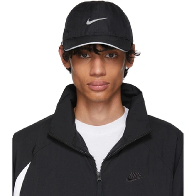 Shop Nike Black Featherlight Running Cap In 010 Black