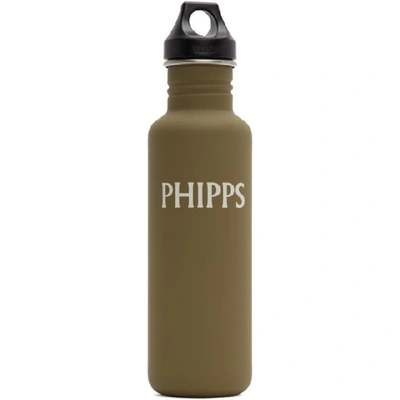 Shop Phipps Brown Klean Kanteen Edition Water Bottle In Matte Brown