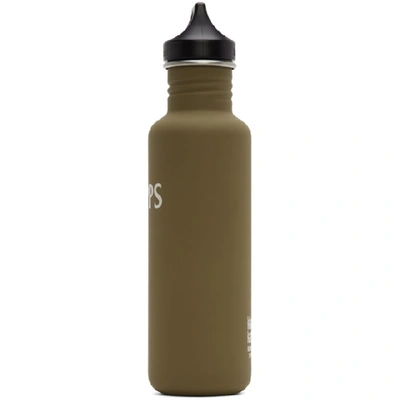 Shop Phipps Brown Klean Kanteen Edition Water Bottle In Matte Brown