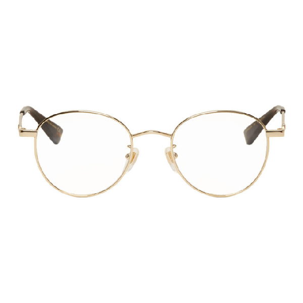 round gold gucci glasses