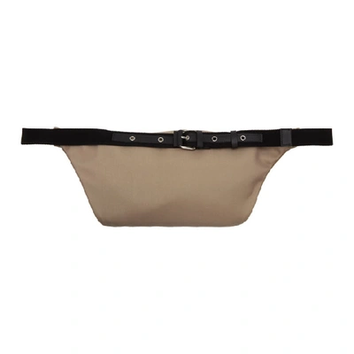 Shop Valentino Beige  Garavani Undercover Edition Vlogo Ufo Belt Bag In N1c Cammell