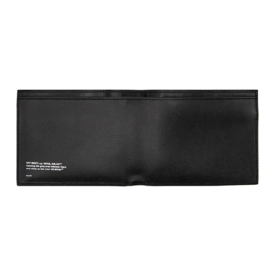 Shop Off-white Black Logo Bifold Wallet In 1001 Blkwht