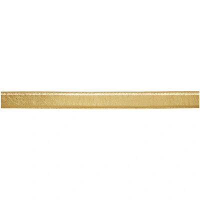 Shop Y/project Gold Plain Y Belt In S10 Gold