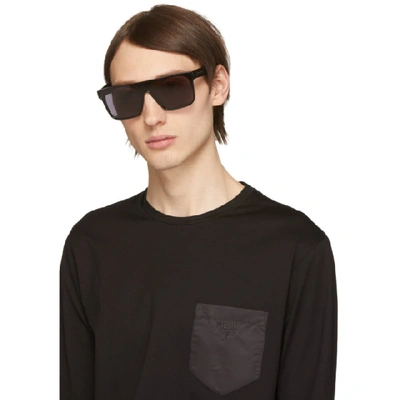 Shop Tom Ford Black Whyat Sunglasses In 01ashinblk