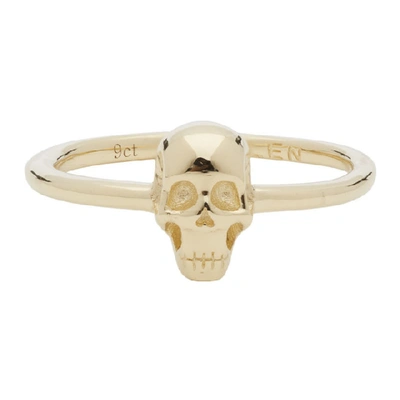 Shop Stolen Girlfriends Club Gold Baby Skull Ring