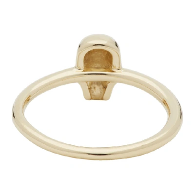 Shop Stolen Girlfriends Club Gold Baby Skull Ring