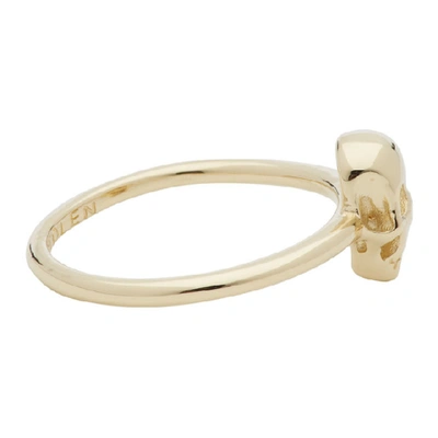 Shop Stolen Girlfriends Club Gold Baby Skull Ring