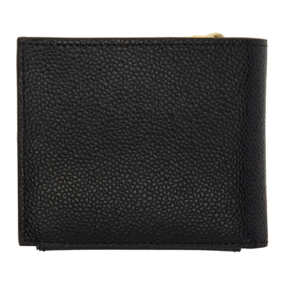 Shop Thom Browne Black Billfold Fold Out Wallet In 001 Black