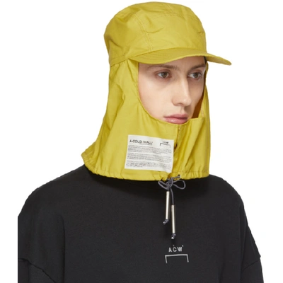 Shop A-cold-wall* Yellow Storm Cap In C436ochre